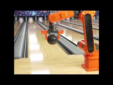 Bowling oynayan robot