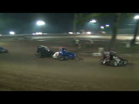 125/4-Stroke Micro Sprint Feature Shellhammer Dirt Track-7/12/23 - dirt track racing video image
