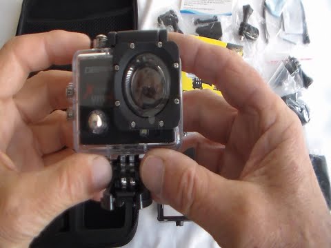 Unboxing and Using the Campark 4k HD Sports Action with Test Clips