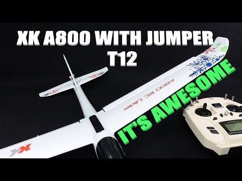 XK A800 RC GLIDER OVERVIEW AND BINDING TO JUMPER T12 - UCdtzwXT7IhaqIlnoRPzO_eg