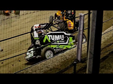 Meeanee Speedway - TQs - 27/12/23 - dirt track racing video image