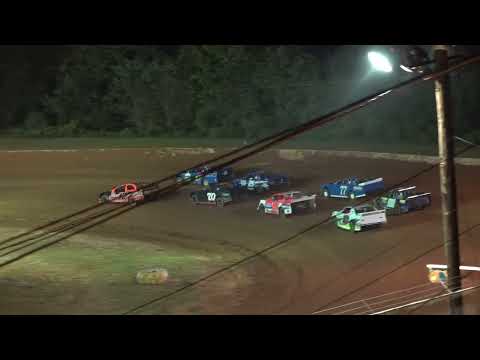 09/16/22 Carolina Speedway Street Stock  - 2nd heat race car went on top of another car - dirt track racing video image