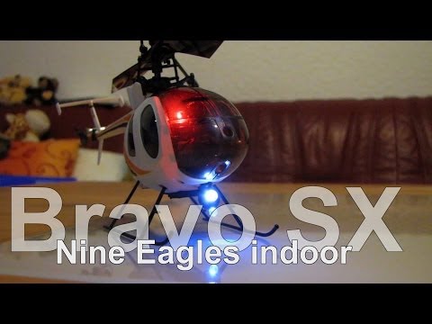 Nine Eagles // Bravo SX // Hughes 500 Fuselage // 2,4 Ghz // indoor - UCNWVhopT5VjgRdDspxW2IYQ