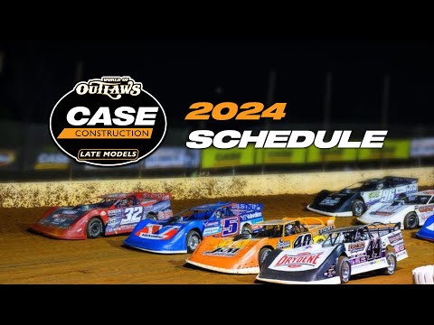 2024 World of Outlaws Late Models Schedule Announcement - dirt track racing video image