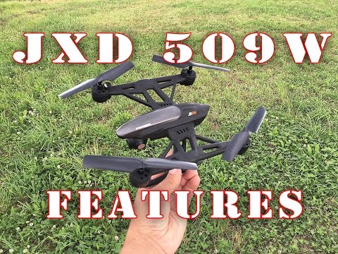JXD 509W Wifi FPV Drone flying features demo Pt2 - UCLqx43LM26ksQ_THrEZ7AcQ
