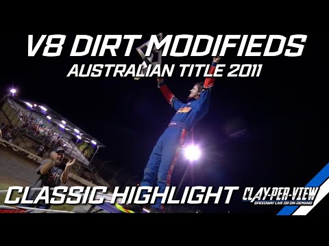V8 Dirt Modifieds | Australian Title 2010/11 - Lismore - 22nd Jan 2011 | Clay-Per-View - dirt track racing video image