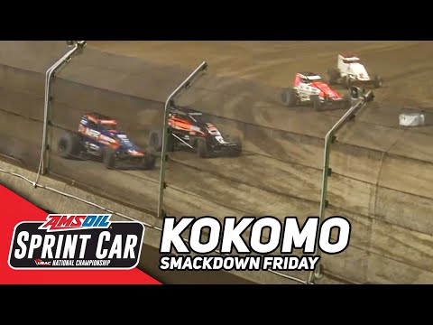 HIGHLIGHTS: USAC AMSOIL National Sprints | Kokomo Speedway | Smackdown XII Night 2 | August 25, 2023 - dirt track racing video image