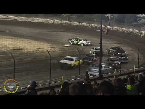 Racing Car Pile ups 2024 Sycamore Speedway p2 - dirt track racing video image