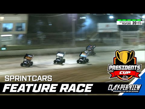 Sprintcars | President's Cup Night - Darwin - 9th Aug 2025 | Clay-Per-View - dirt track racing video image