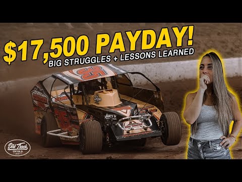 Struggles Chasing $17,500 At Orange County Fair Speedway! - dirt track racing video image