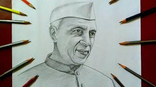 25 Best Looking For Outline Jawaharlal Nehru Pencil Drawing Creative 