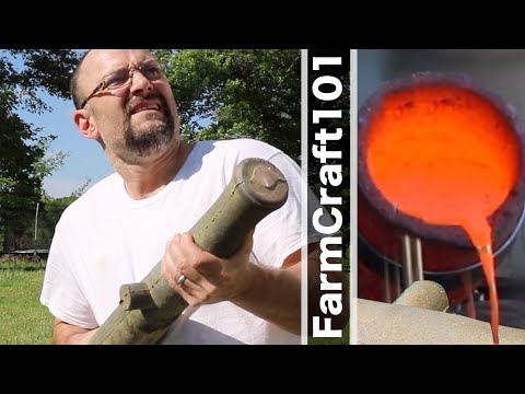 How To ALMOST Cast A Historic Bronze Cannon Barrel... FarmCraft101 - UCO4AaIooUgGTlBH64KWO76w