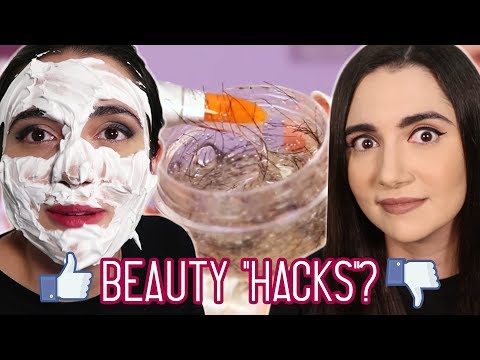 Trying Clickbait Beauty "Hacks" From Facebook - UCbAwSkqJ1W_Eg7wr3cp5BUA