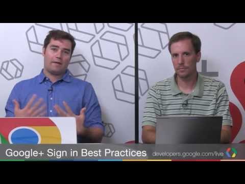 Google+ Developers Live: Best practices Ep. 3 - UC_x5XG1OV2P6uZZ5FSM9Ttw