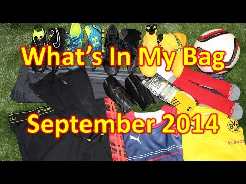 What's In My Soccer Bag - September 2014 - UCUU3lMXc6iDrQw4eZen8COQ