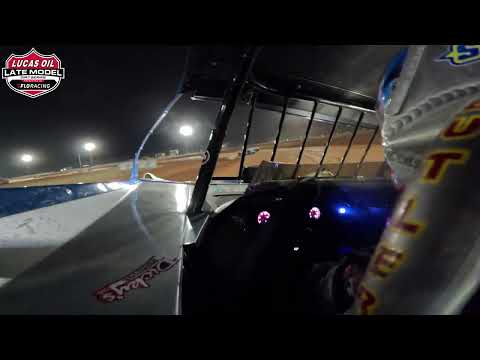 Lucas Oil Late Model Dirt Series | #58 - Garrett Alberson - Practice | Golden Isles Speedway - dirt track racing video image