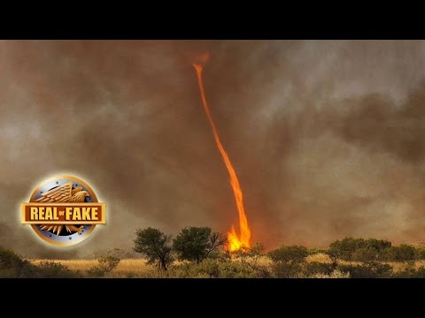 HUGE FIRE TORNADO CAUGHT ON CAMERA  - real or fake? - UCrp8aFu6VjkZAY9Hhj6IrXA