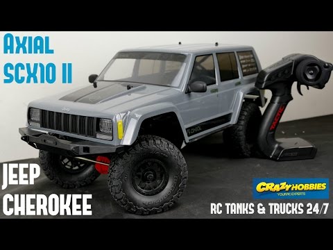 Axial SCX10 II Jeep Cherokee 1/10th Scale 4WD RTR - Unboxing & Detailed First Look - UC1JRbSw-V1TgKF6JPovFfpA