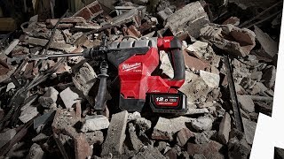 Аккумуляторный перфоратор Milwaukee M18 FUEL FHM-0C, без аккумулятора и зарядного устройства video