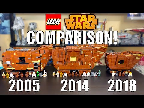 LEGO Star Wars Sandcrawler Comparison! | (10144, 75059, 75220 | 2005, 2014, 2018) - UCLnr9MzQ_v_a_OPmJkye5lA