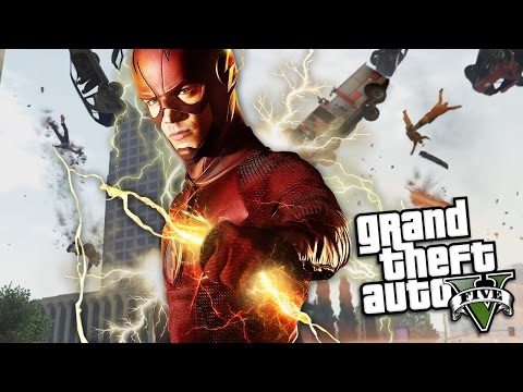 GTA 5 Mods - SUPERHERO FLASH MOD w/ SUPER POWERS (GTA 5 Mods Gameplay) - UCOrd4AWNd6lOgv0UWv84H2g