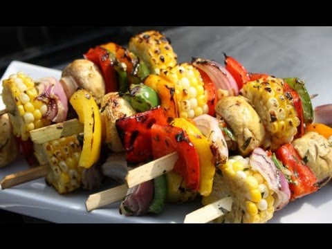 Grilled Caribbean Vegetarian Kebabs. - UCJPL-KaRXesxML5G4xrfUAg