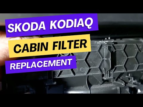 ¿Cómo se sustituye el filtro del habitáculo del Skoda Kodiaq?