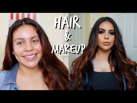 EXTREME SUMMER GLAM TRANSFORMATION: HAIR + MAKEUP 2018 | JuicyJas - UCqTR5f7YkGro3cPv23SqcqQ