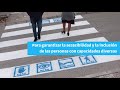 Adaptación de pasos de peatones para personas con TEA