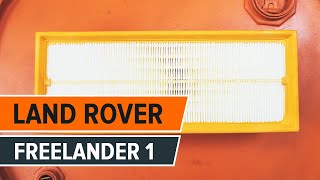 Come cambiare filtro aria Freelander-Land Rover