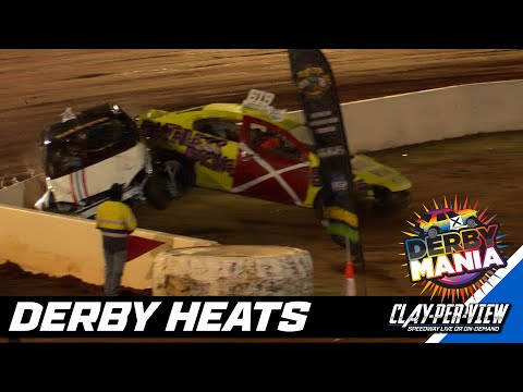 Derby Mania | Heat Race Highlights - Toowoomba - 25th Jul 2025 | Clay-Per-View - dirt track racing video image