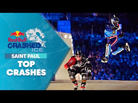 Top Crashes from Red Bull Crashed Ice: Saint Paul - UCblfuW_4rakIf2h6aqANefA