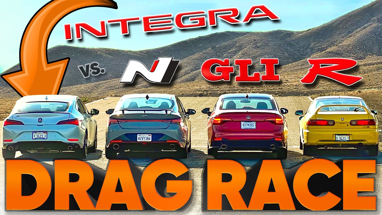 Can the new Acura Integra keep up with its peers? Or the original Type R? — Cammisa Drag Race Replay