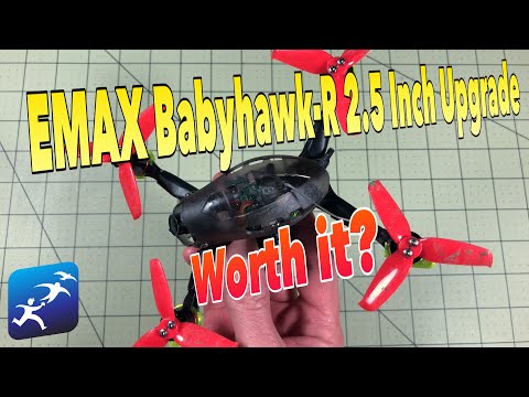 EMAX BabyHawk-R Mods, 2.5 Inch Frame Install and test flights - UCzuKp01-3GrlkohHo664aoA