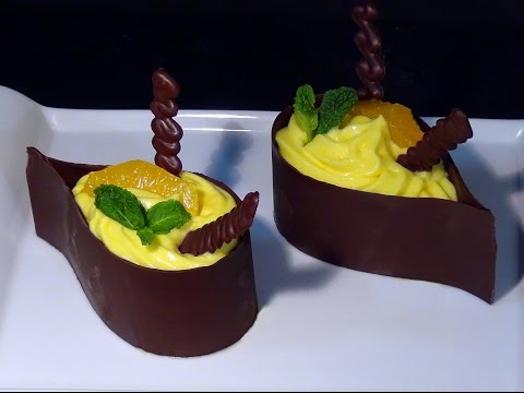 Receta crema de naranja en lágrimas de chocolate - Recetas de cocina, paso a paso, tutorial - UC5ONfXPjWgqElh0NZaRJ1tg