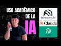 Imatge de la portada del video;Soy Profesor de Universidad y Así es Como REALMENTE Uso la IA (ChatGPT, Claude, NotebookLM)