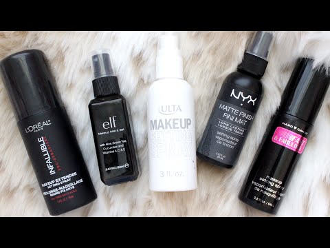 Frugal Fridayz | Battle of Drugstore Makeup Setting Sprays - UCwQ48S6LdJVdGUM27M0oy4w