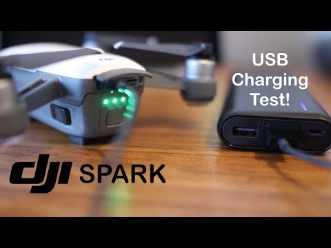 DJI Spark: Charging With External USB Battery! - UC0jAfByLwpphr3AkLxWSwYg