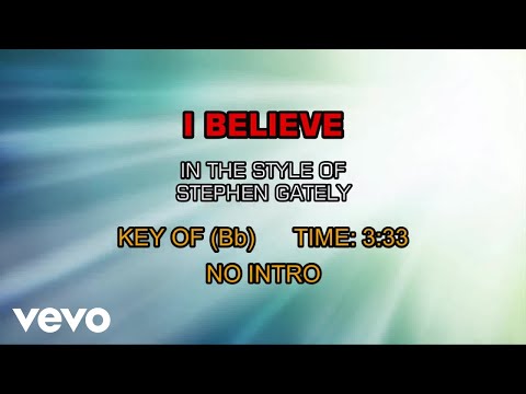 Stephen Gately - I Believe (Karaoke) - UCQHthJbbEt6osR39NsST13g