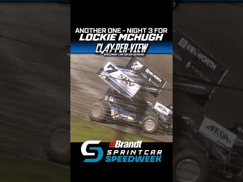 McHugh takes out Night 3 of SPEEDWEEK!  #dirttrackracing - dirt track racing video image