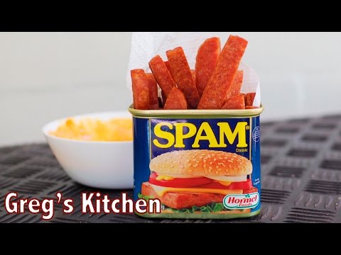 HOW TO MAKE SPAM FRIES WITH SRIRACHA DIPPING SAUCE - Greg's Kitchen - UCGXHiIMcPZ9IQNwmJOv12dQ