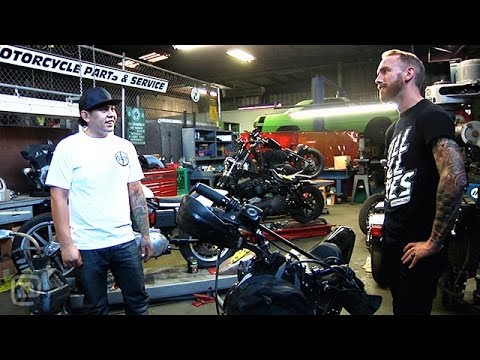 Amazing One-Of-A-Kind Custom Harley Davidson Bikes For Racing: Garage Tours w/ Chris Forsberg - UCsert8exifX1uUnqaoY3dqA