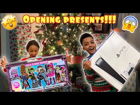 TIANA’S AND TAVION’S DREAM CAME TRUE! OPENING PRESENTS WITH THE NEV FAM *Vlogmas*