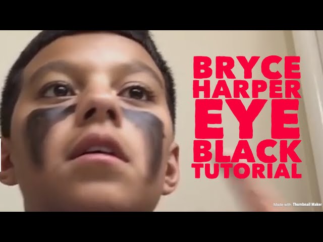 How To Put On Eye Black For Baseball?