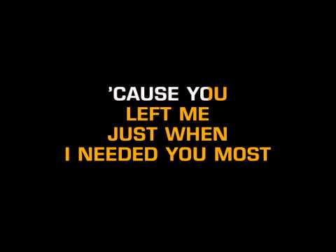 Randy Vanwarmer - Just When I Needed You Most (Karaoke) - UCQHthJbbEt6osR39NsST13g