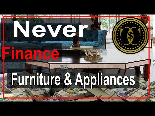Where Can I Finance Furniture With Bad Credit?