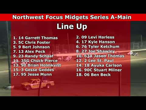 Grays Harbor Raceway, October 1, 2022, Northwest Focus Midgets Series A-Main - dirt track racing video image