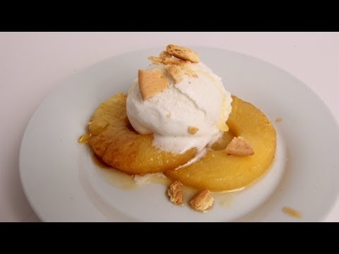 Roasted Pineapple Sundae Recipe - Laura Vitale - Laura in the Kitchen Episode 360 - UCNbngWUqL2eqRw12yAwcICg