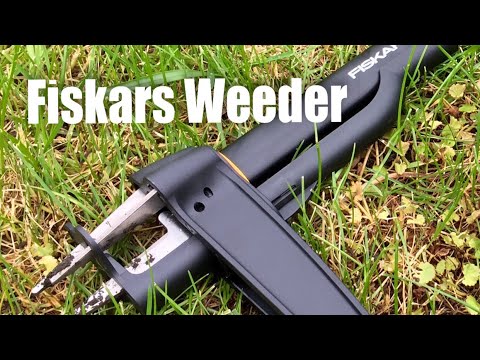 Fiskars Deluxe stand-up dandelion removal and weeder lawn tool (4-claw) - UCS-ix9RRO7OJdspbgaGOFiA