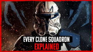 EVERY SINGLE Clone Division Commando Unit And Squadron Explained